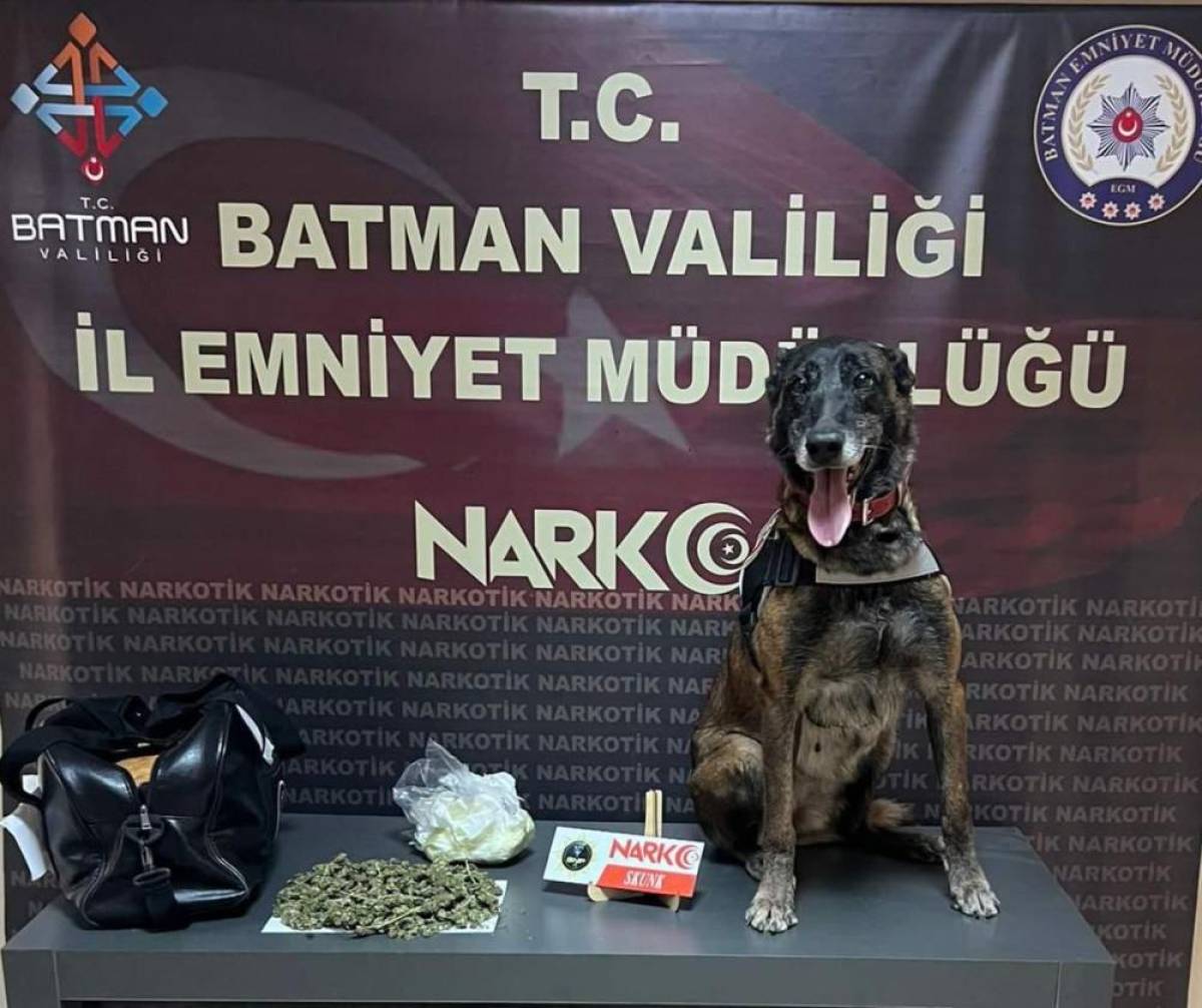 Batman - Diyarbakır karayolunda otobüsün bagajında uyuşturucu ele geçirildi