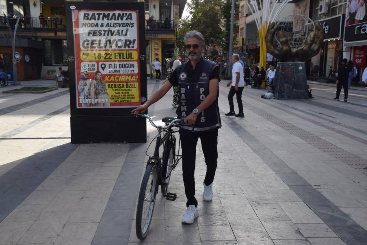 Batman'da çiğ köftecinin çalınan bisikleti polis ekiplerince bulundu