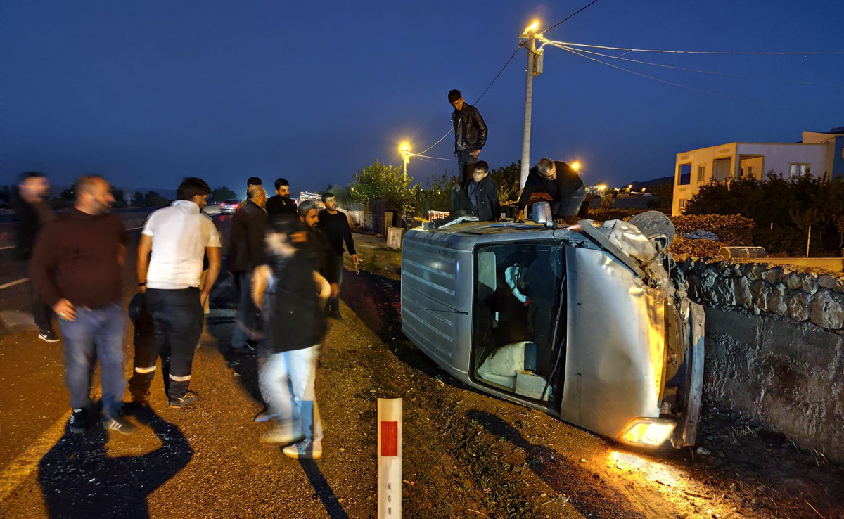 Kurtalan-Batman Karayolu’nda Kaza: 2 Yaralı