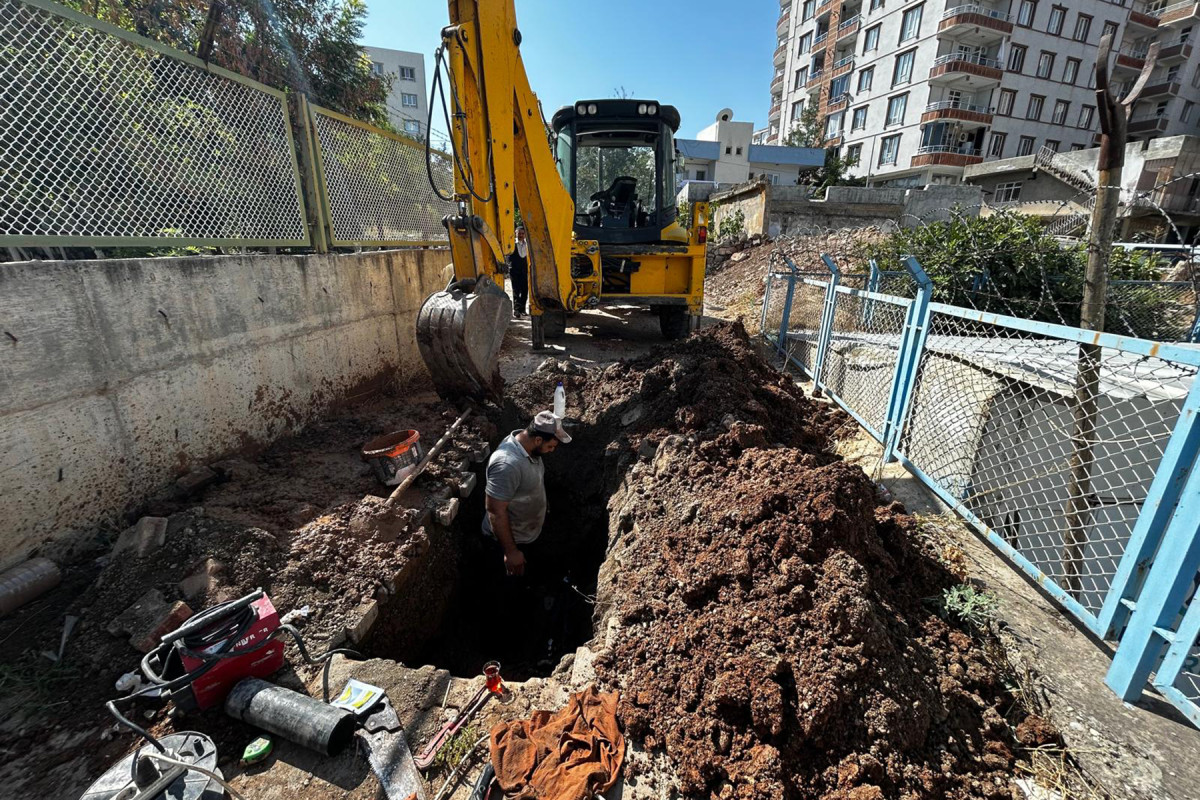 Kurtalan’da Su Hattındaki Arıza Giderildi